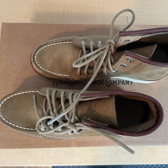 Factory Second Red Wing Classic Moc in Olive - Picture 4 of 9